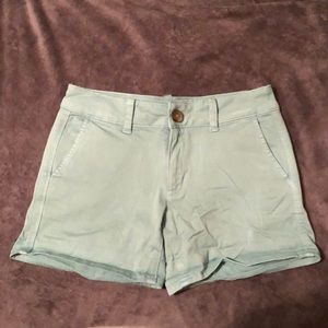 American Eagle Outfitters Green Midi Shorts